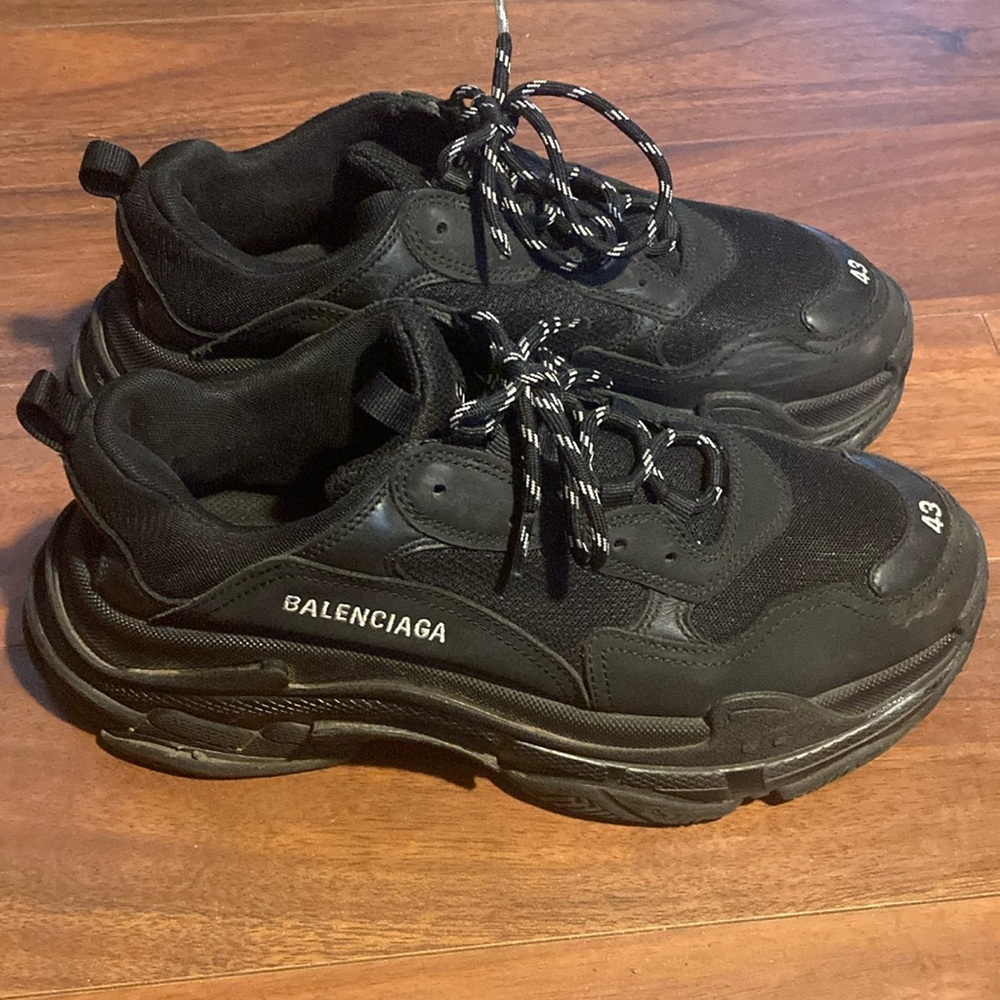 Black Triple S balenciaga EUR 43 US 10